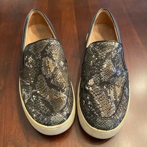 Vionic snake skin  slip on sneaker size 8